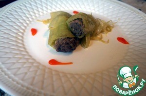 Лук-порей фаршированный