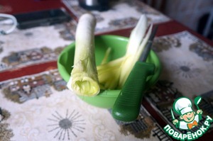 Лук-порей фаршированный