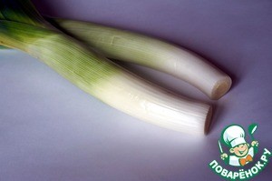 Лук-порей фаршированный
