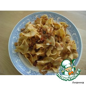 Макароны по-флотски с соусом Долмио Макароны по-флотски с соусом Долмио