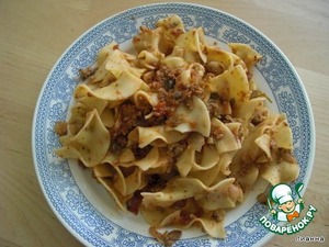 Макароны по-флотски с соусом Долмио Макароны по-флотски с соусом Долмио