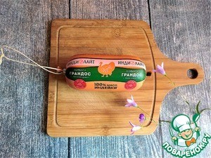 Макароны с колбасой Макароны с колбасой