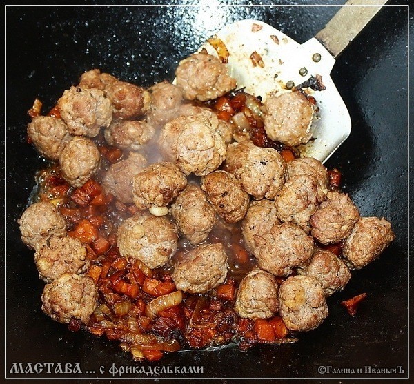 Мастава с фрикадельками Мастава с фрикадельками
