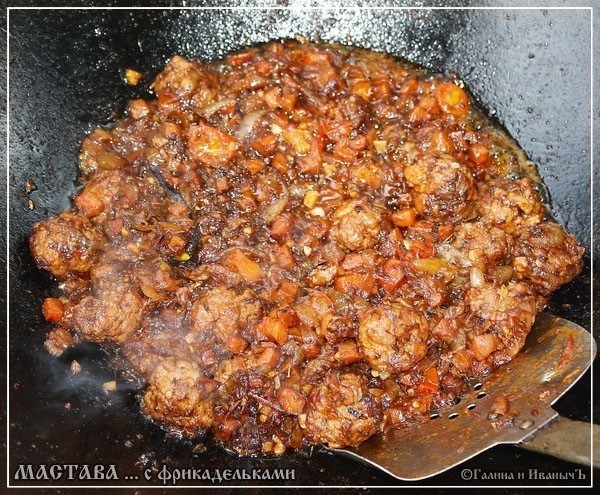 Мастава с фрикадельками Мастава с фрикадельками