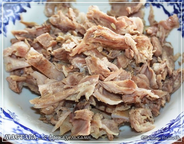 Мастава с фрикадельками Мастава с фрикадельками