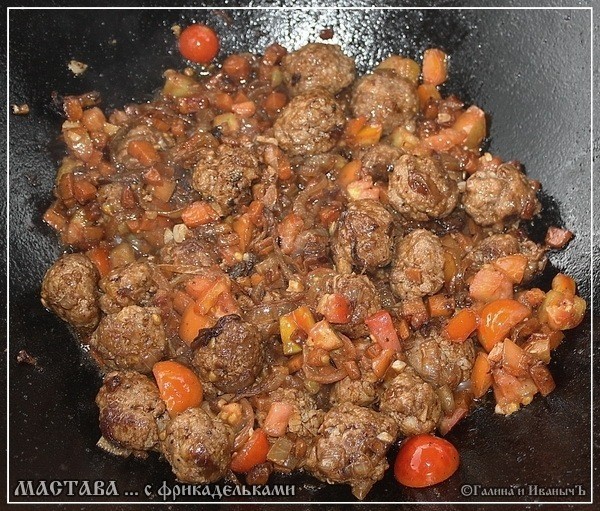 Мастава с фрикадельками Мастава с фрикадельками