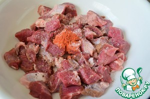 Мцвади в баклажане