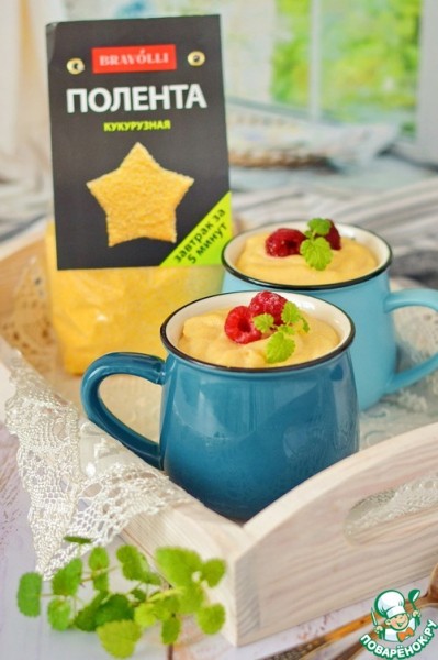 Медовая полента на топлёном молоке Медовая полента на топлёном молоке