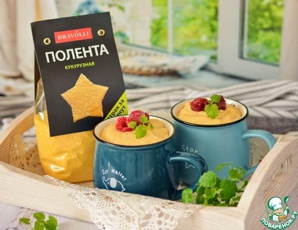 Медовая полента на топлёном молоке Медовая полента на топлёном молоке