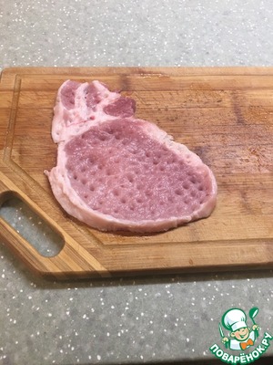 Мешочки из свинины с начинкой Мешочки из свинины с начинкой