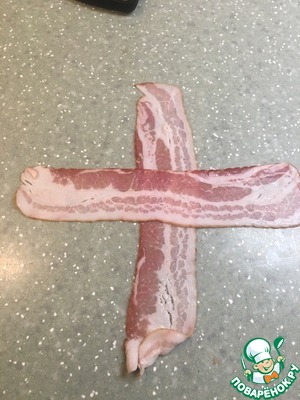 Мешочки из свинины с начинкой Мешочки из свинины с начинкой