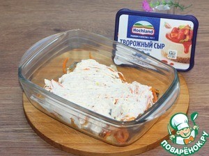 Минтай под шапочкой с сырным соусом