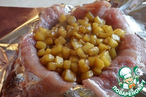 Мясная бомба с ананасом по-киккомановски Мясная бомба с ананасом по-киккомановски