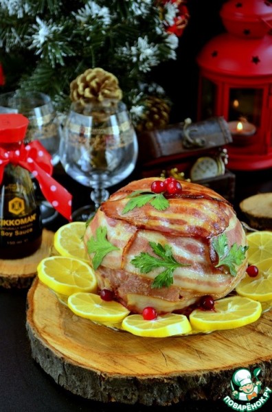 Мясная бомба с ананасом по-киккомановски Мясная бомба с ананасом по-киккомановски