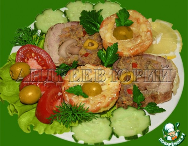 Мясной калач