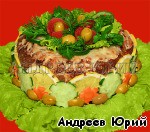 Мясной калач