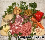 Мясной калач