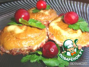 Мясные пирожные с кремом-паштетом Мясные пирожные с кремом-паштетом