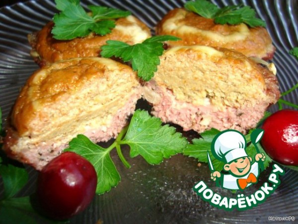 Мясные пирожные с кремом-паштетом Мясные пирожные с кремом-паштетом