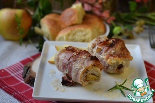 Мясные рулетики с хреном Мясные рулетики с хреном