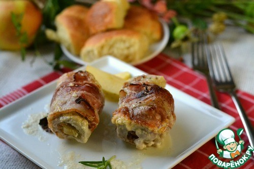 Мясные рулетики с хреном Мясные рулетики с хреном