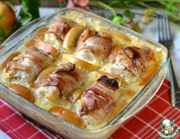 Мясные рулетики с хреном Мясные рулетики с хреном