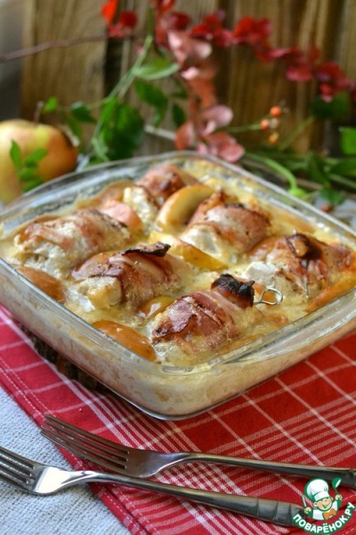 Мясные рулетики с хреном Мясные рулетики с хреном