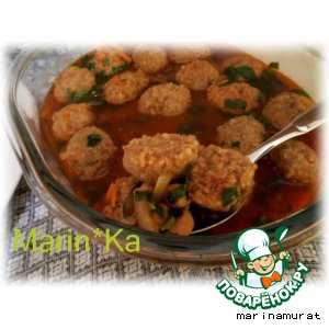 Мясные шарики с булгуром по-восточному Мясные шарики с булгуром по-восточному