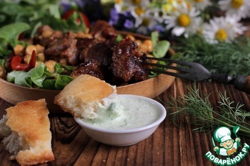 Мясо молодого барашка с нутом Мясо молодого барашка с нутом