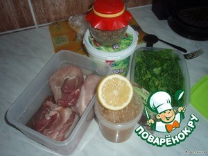 Мясо по-грузински