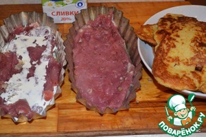 Мясо под драниками "Полесье"