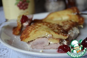 Мясо под драниками "Полесье"