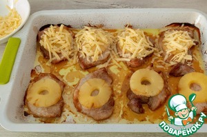 Мясо с ананасом