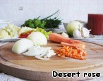 Мясо с арахисовой пастой и овощами "Тигадегена"