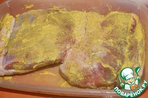 Мясо с ароматным лимонным соусом