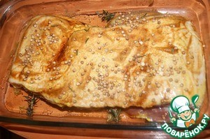 Мясо с ароматным лимонным соусом