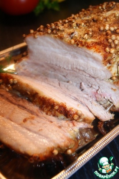 Мясо с ароматным лимонным соусом