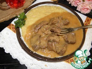 Мясо с подливой "Столовые СССР"