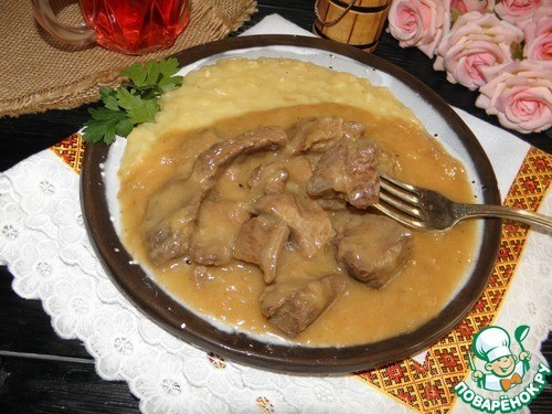 Мясо с подливой "Столовые СССР"