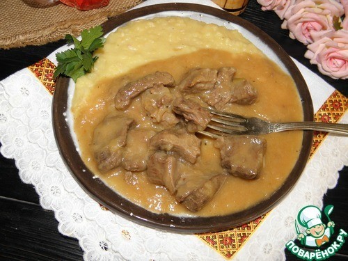 Мясо с подливой "Столовые СССР"