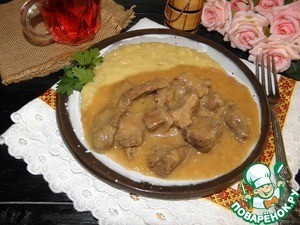 Мясо с подливой "Столовые СССР"