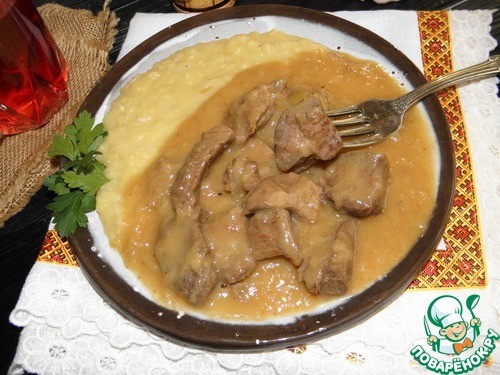 Мясо с подливой "Столовые СССР"