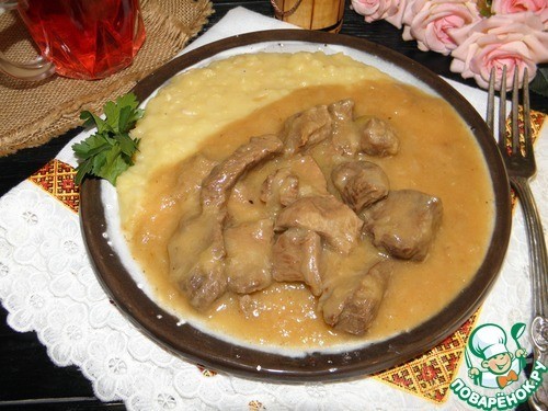 Мясо с подливой "Столовые СССР"