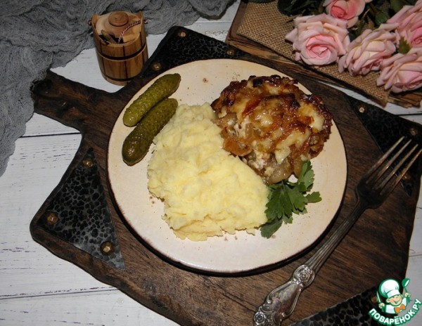 Мясо "В гостях у Чиполлино" Мясо "В гостях у Чиполлино"