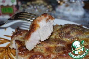 Мясо в яично-горчичном маринаде