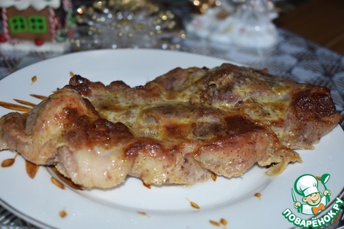 Мясо в яично-горчичном маринаде