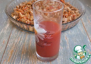 Мясо, запеченное с овощами и полентой Мясо, запеченное с овощами и полентой