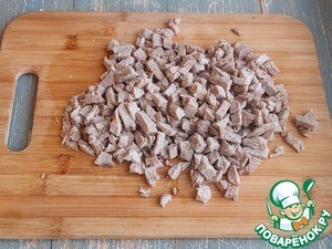 Мясо, запеченное с овощами и полентой Мясо, запеченное с овощами и полентой