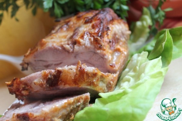 Мясо, запеченное в йогурте