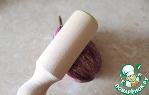 Мятый баклажан, фаршированный бараниной Мятый баклажан, фаршированный бараниной